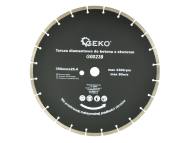 G00238 GEKO - Tarcza diamentowa do betonu 350mmx25,4mm z dodatk. otworem (