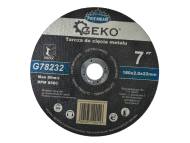 G78232 GEKO - Tarcza do cięcia metalu GEKO PREMIUM 180x2 Inox (25/50/100/2