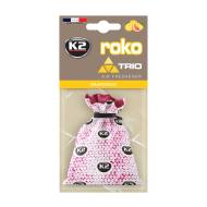 V824T K2 - ROKO TRIO GRAPEFRUIT 25G , Odświeżacz powietrza w woreczku z nadrukiem.