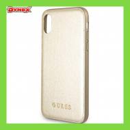 3700740407790 GSM - Guess GUHCPXIGLGO iPhone X gold/złoty hard case Iridescent