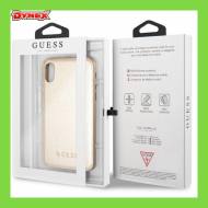 3700740407790 GSM - Guess GUHCPXIGLGO iPhone X gold/złoty hard case Iridescent