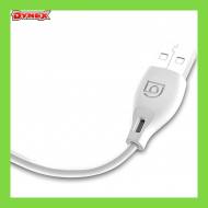 6970379614679 GSM - Dudao przewód kabel USB Typ C 2.1A 1m biały L4T 1m white