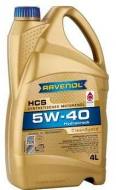 5W-40 4L HCS SAE RAVENOL - Olej silnikowy 5W-40 HCS SAE RAVENOL 