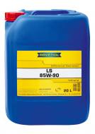 LS 85W-90 GL-5 20L RAVENO - OLEJ MANUALNEJ SKRZYNI BIEGÓW LS SAE 85W-90 GL-5 20L RAVENOL