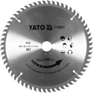 YT-60627 YATO - TARCZA  DO CIĘCIA PCV  185/60T 20MM 