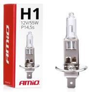 01484 AMIO - Żarówka halogenowa H1 12V 55W filtr UV (E4)