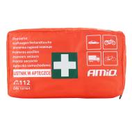 01691 AMIO - Apteczka samochodowa pierwszej pomocy z ustnikiem DIN 13164