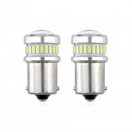 02448 AMIO - LED CANBUS 3014 24SMD + 3030 6SMD 1156 (R5W, R10W) P21 White