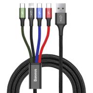 BAS27849 AMIO - Kabel USB Baseus Fast 4w1 2xUSB-C / Lightning / Micro 3,5A 1