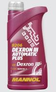 ATF III 1L 8206-1 MANNOL - OLEJ PRZEKŁ. DEXRON III AUTOM.PLUS 1L MN8206-1 ATF III