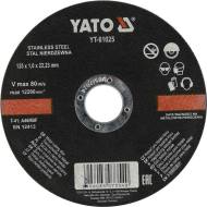 YT-61025 YATO - TARCZA DO CIĘCIA STALI INOX 125X1,0X22,2