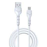 BRA011844 GSM - Devia kabel Kintone USB - MicroUSB 1,0 m 2,1A biały