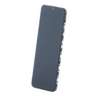 OEM100758 GSM - LCD + Panel Dotykowy Samsung A02S A025F Czarny z Ramką Orygi