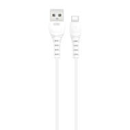 GSM111847 GSM - XO kabel NB-Q165 USB - USB-C 1,0m 3A biały