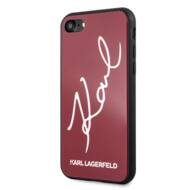 GSM093470 GSM - Karl Lagerfeld nakładka do iPhone 7 / 8 KLHCI8DLKSRE czerwon