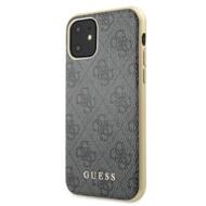 GSM096046 GSM - Guess nakładka do iPhone 11 GUHCN61G4GG szary hard case 4G C