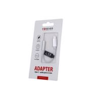 GSM098177 GSM - Forever adapter audio USB-C - jack 3,5mm biały