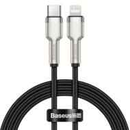 BRA010619 GSM - Baseus kabel Cafule Metal PD USB-C - Lightning 1,0 m czarny