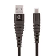 GSM036396 GSM - Forever kabel Shark USB - USB-C 1,0 m 2A czarny