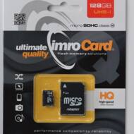 KOM000670 GSM - Imro karta pamięci 128GB microSDHC kl. 10 UHS-I + adapter