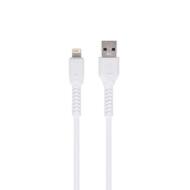 OEM0100857 GSM - Maxlife kabel MXUC-04 USB - Lightning 1,0 m 3A biały