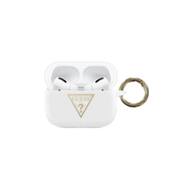 GSM105867 GSM - Guess etui do AirPods Pro GUACAPLSTLWH białe Silicone Triang