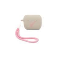 GSM117885 GSM - Guess etui do Airpods Pro GUACAPLSVSGP szaro różowe Silicone