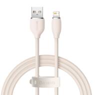 BRA011887 GSM - Baseus kabel Jelly Liquid USB - Lightning 1,2 m 2,4A różowy