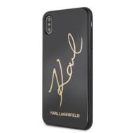GSM093469 GSM - Karl Lagerfeld nakładka do iPhone XS Max KLHCI65DLKSBK czarn