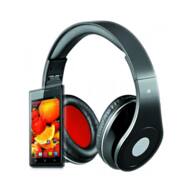 AKKSLREBLPSM0001 GSM - Rebeltec słuchawki przewodowe AUDIOFEEL2 nauszne czarne