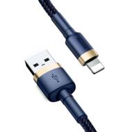 BRA008181 GSM - Baseus kabel Cafule USB - Lightning 1,0 m 2,4A złoto-niebies