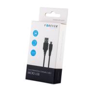 T_0014273 GSM - Forever kabel USB - microUSB 3,0 m 1A czarny
