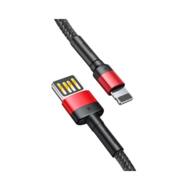 BRA008169 GSM - Baseus kabel Cafule USB - Lightning 1,0 m 2,4A czerwono-czar