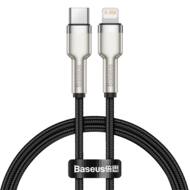 BRA010618 GSM - Baseus kabel Cafule Metal PD USB-C - Lightning 0,25 m czarny