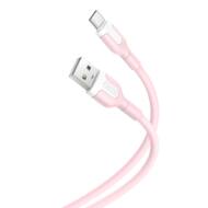 GSM117370 GSM - XO kabel NB212 USB - USB-C 1,0 m 2,1A różowy