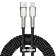 BRA010623 GSM - Baseus kabel Cafule Metal PD USB-C - Lightning 2,0 m czarny
