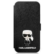 GSM106054 GSM - Karl Lagerfeld etui do iPhone 12 Mini 5,4&quot; KLFLBKP12SIK