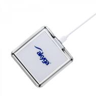 AKKSGZASAKY00007 GSM - Akyga ładowarka indukcyjna QI AK-QI-02 1,5A biała