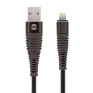 GSM036394 GSM - Forever kabel Shark USB - Lightning 1,0 m 2A czarny