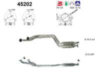 45202 ORION AS - Katalizator BMW 525I 24V E34 M50 benzyna