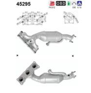 45295 ORION AS - Katalizator BMW 325i 3.0i 24V benzyna 