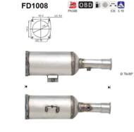 FD1008 ORION AS - Filtr DPF FIAT ULYSSE 2.2TD 128CV diesel