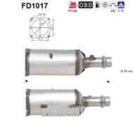 FD1017 ORION AS - Filtr DPF PEUGEOT 307 2.0TD HDI 107CV diesel