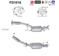 FD1018 ORION AS - Filtr DPF NISSAN QASHQAI 2.0TD diesel 