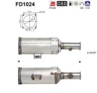 FD1024 ORION AS - Filtr DPF PEUGEOT JUMPY 2.0TD diesel 