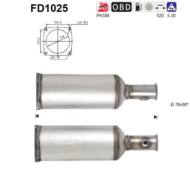 FD1025 ORION AS - Filtr DPF CITROEN C6 2.7TD diesel 