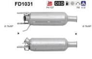 FD1031 ORION AS - Filtr DPF CITROEN C-CROSSER 2,2 diesel 