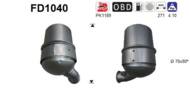 FD1040 ORION AS - Filtr DPF PEUGEOT 508 1.6TD HDI 115CV diesel