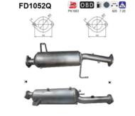 FD1052Q ORION AS - Filtr DPF MITSUBISHI MONTERO 3.2TD 170CV diesel