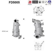 FD5005 ORION AS - Filtr DPF TOYOTA AVENSIS 2.2TD diesel 
